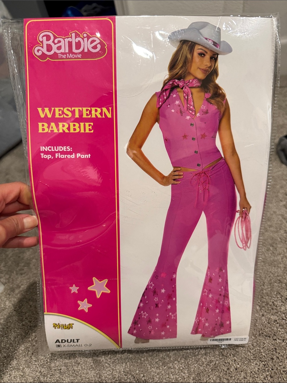 Western Barbie 2 Piece Costume Set